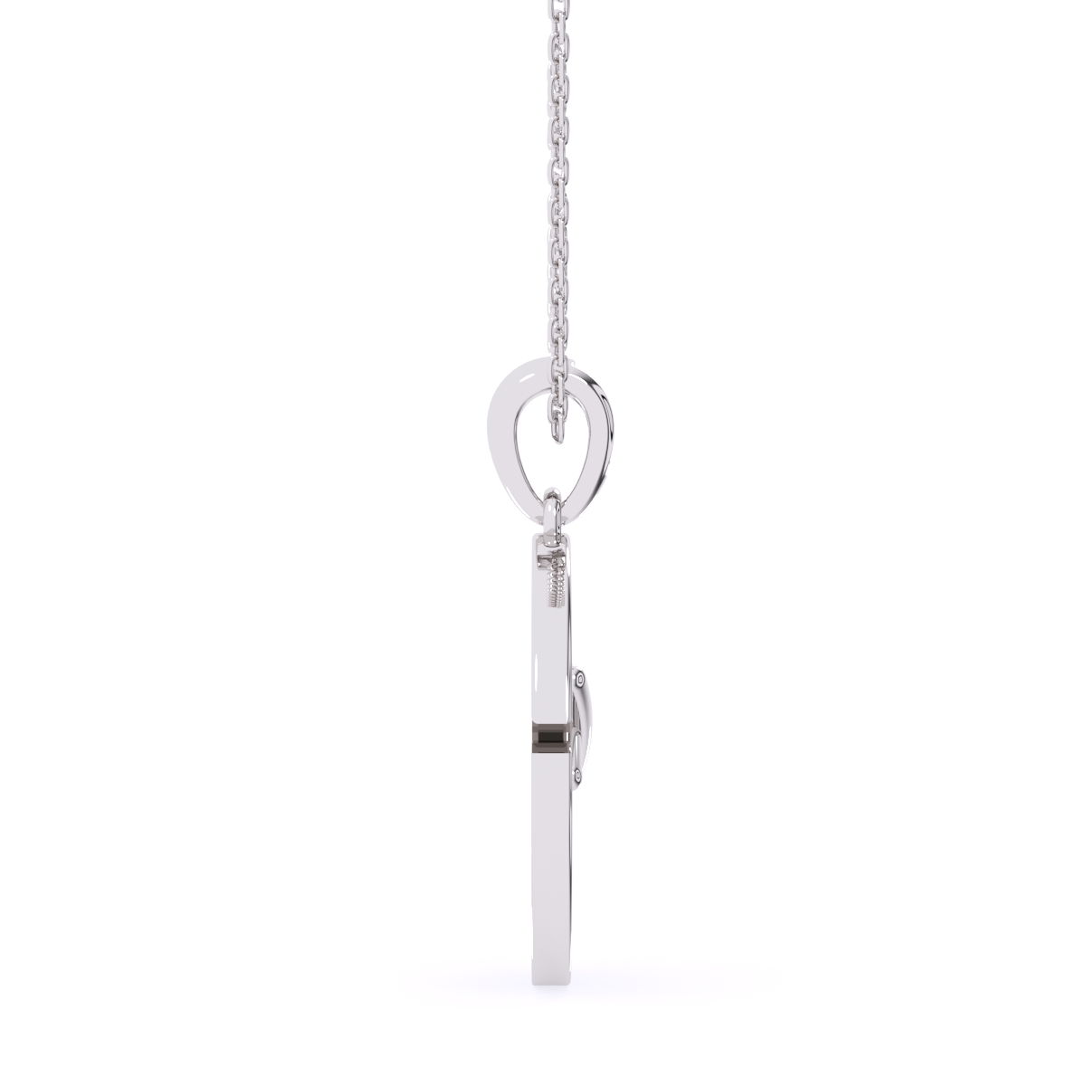 Glamorous Round Cluster Diamond Necklace